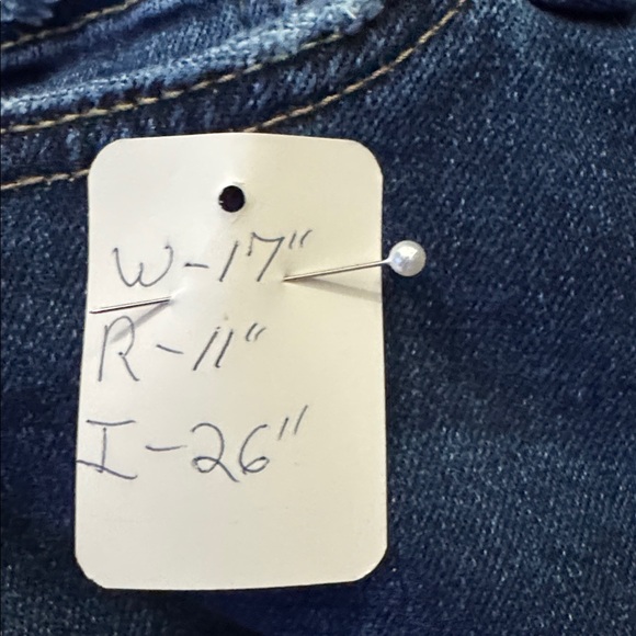 Lovervet by Vervet Slim Straight Raw Hem Jeans | 16W - Picture 8 of 8